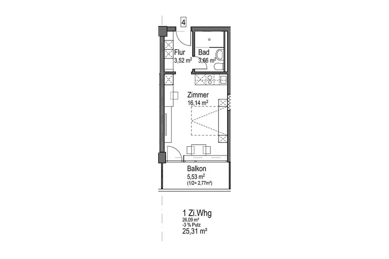 Huber Living Basic 204 Apartment Germering 0*,  Germany